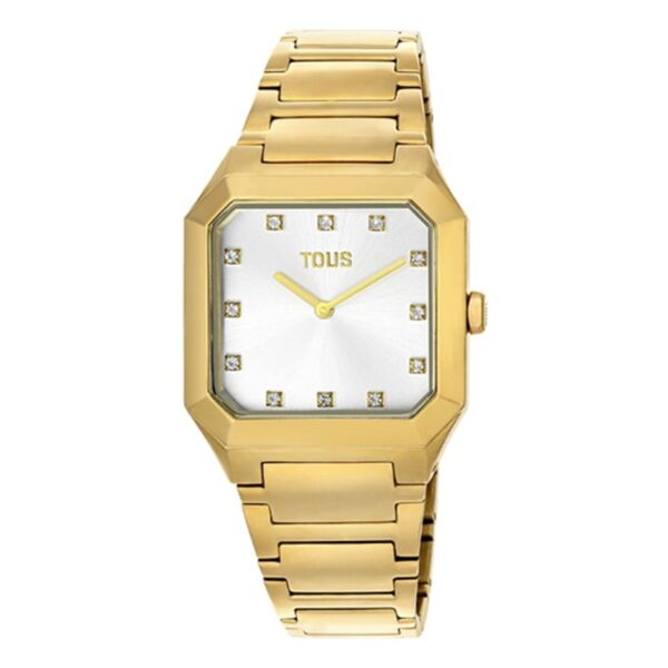 Reloj tous analógico con brazalete de acero IPG dorado Karat Squared