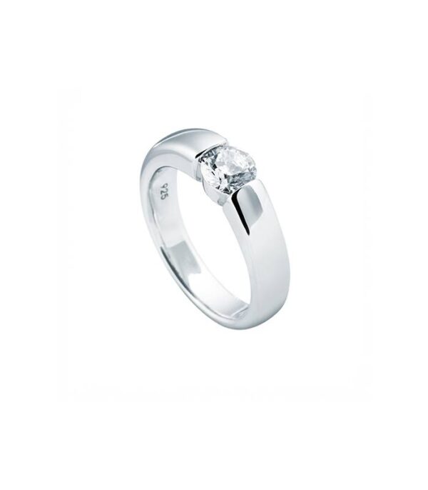 Anillo Plata y Circonita